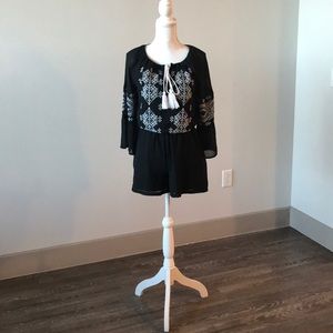 Cute Romper with Bell Sleeves